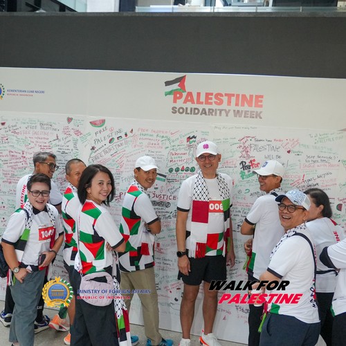 Race photo from WALK FOR PALESTINE