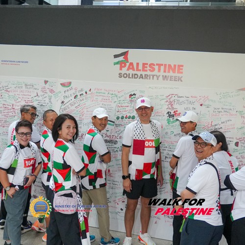Race photo from WALK FOR PALESTINE
