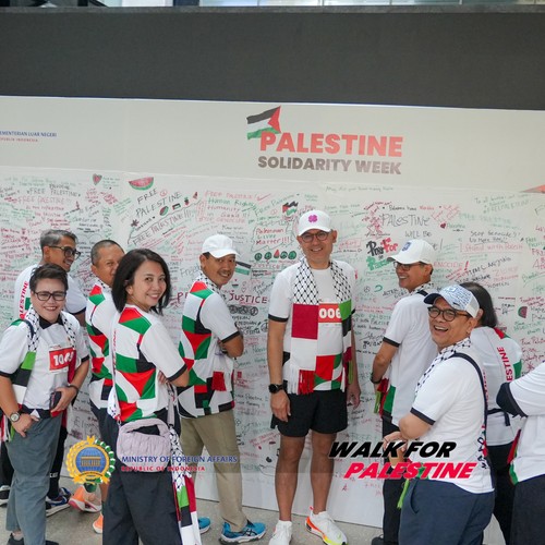 Race photo from WALK FOR PALESTINE