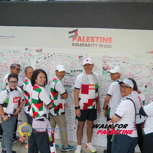 Race photo from WALK FOR PALESTINE
