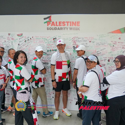 Race photo from WALK FOR PALESTINE