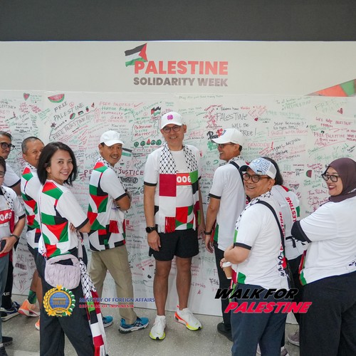 Race photo from WALK FOR PALESTINE