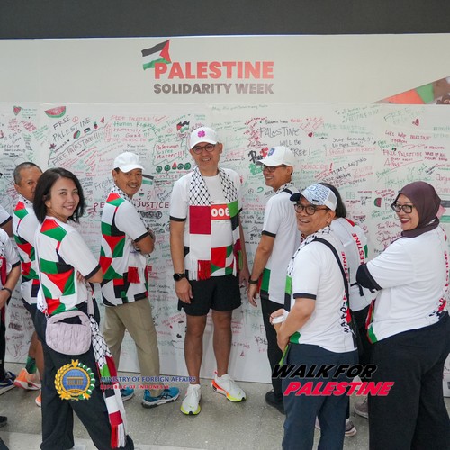 Race photo from WALK FOR PALESTINE
