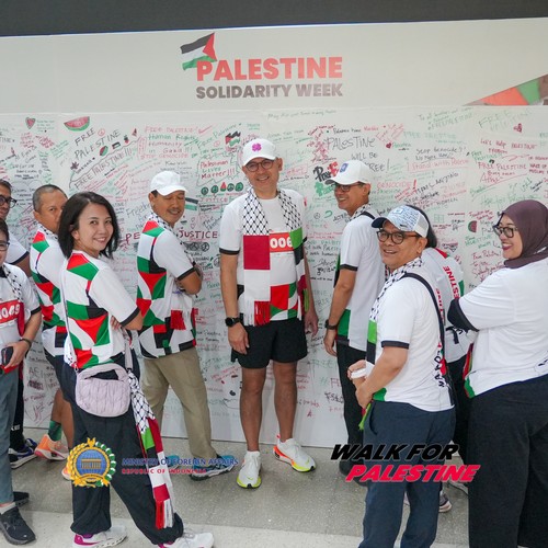 Race photo from WALK FOR PALESTINE