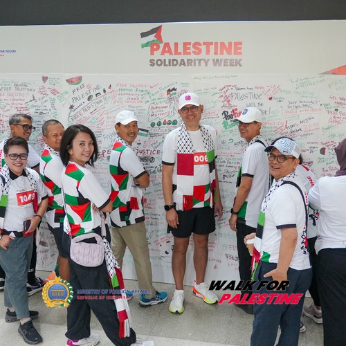 Race photo from WALK FOR PALESTINE