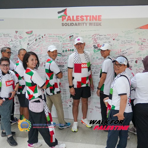 Race photo from WALK FOR PALESTINE