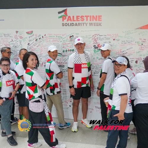 Race photo from WALK FOR PALESTINE