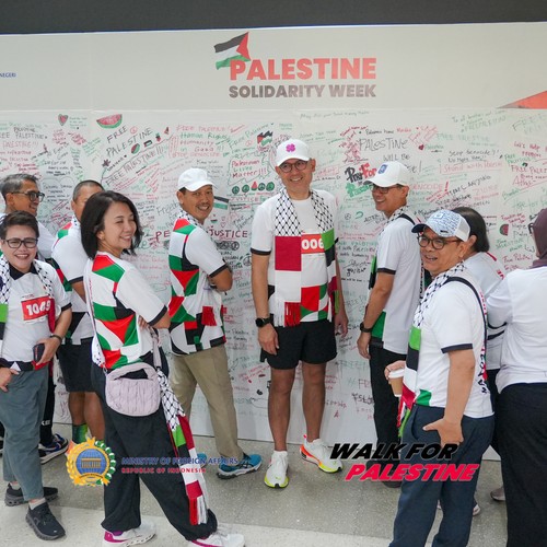 Race photo from WALK FOR PALESTINE