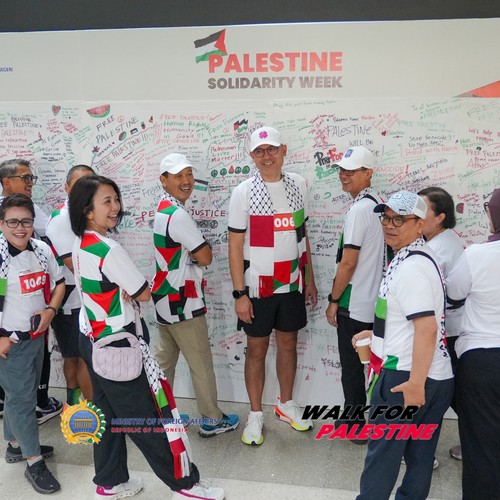 Race photo from WALK FOR PALESTINE