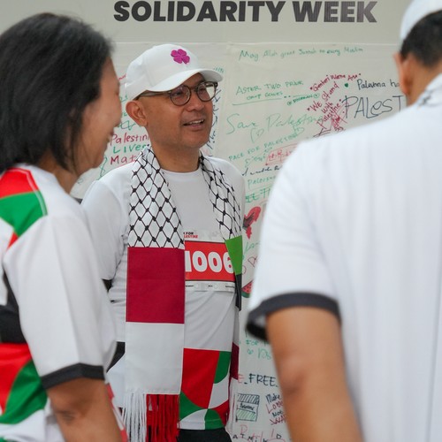 Race photo from WALK FOR PALESTINE