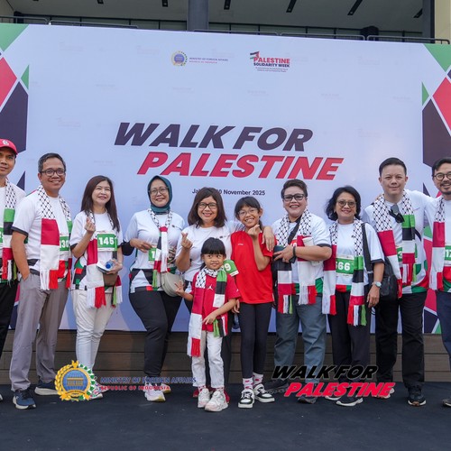 Race photo from WALK FOR PALESTINE