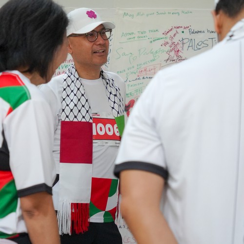 Race photo from WALK FOR PALESTINE