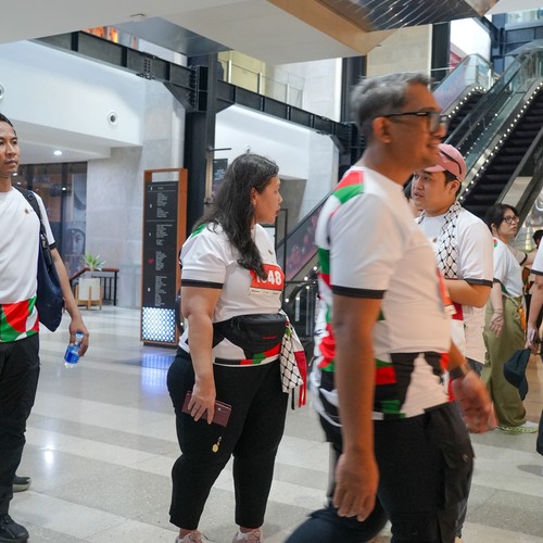 Race photo from WALK FOR PALESTINE
