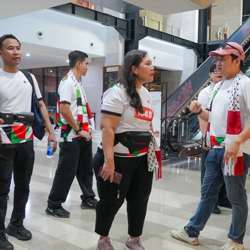 Race photo from WALK FOR PALESTINE
