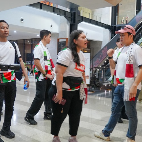 Race photo from WALK FOR PALESTINE