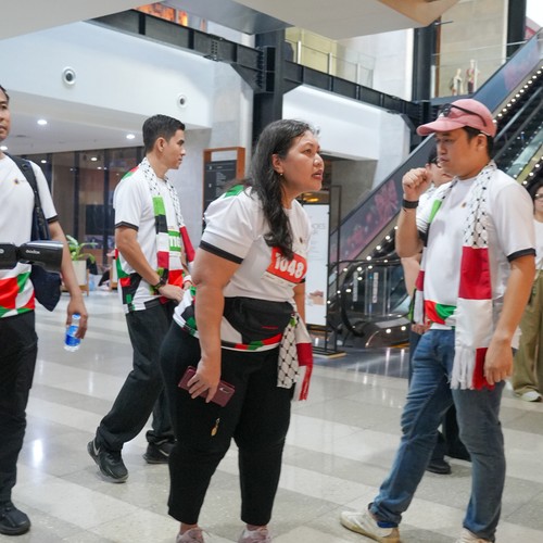 Race photo from WALK FOR PALESTINE