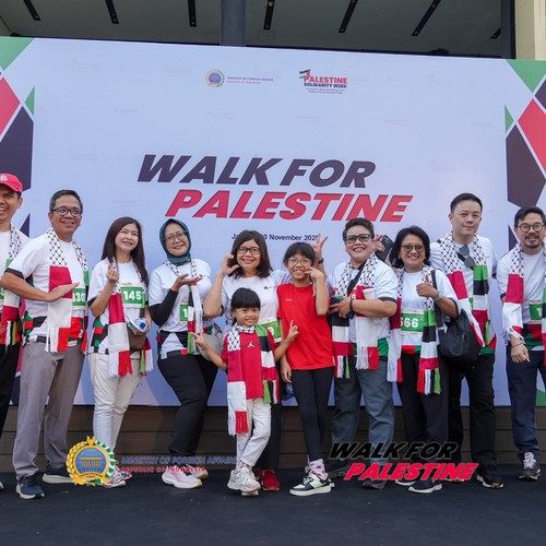 Race photo from WALK FOR PALESTINE