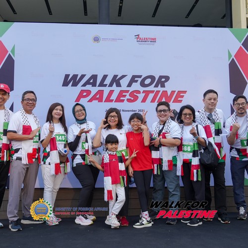 Race photo from WALK FOR PALESTINE