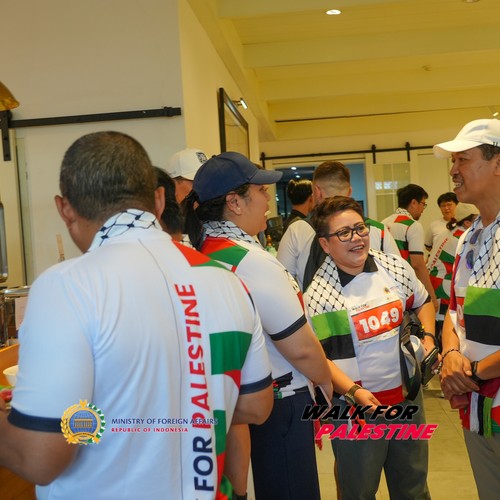 Race photo from WALK FOR PALESTINE