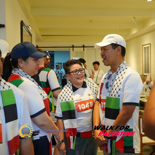Race photo from WALK FOR PALESTINE