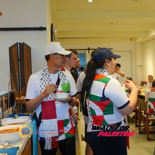Race photo from WALK FOR PALESTINE
