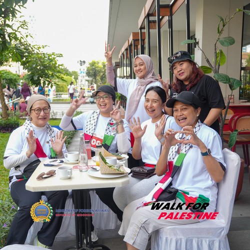 Race photo from WALK FOR PALESTINE