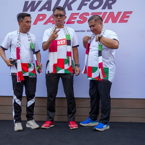 Race photo from WALK FOR PALESTINE