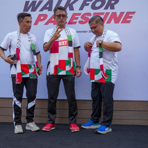 Race photo from WALK FOR PALESTINE