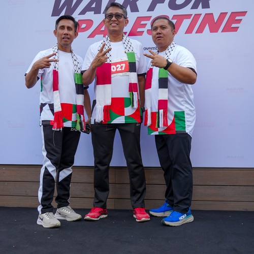 Race photo from WALK FOR PALESTINE