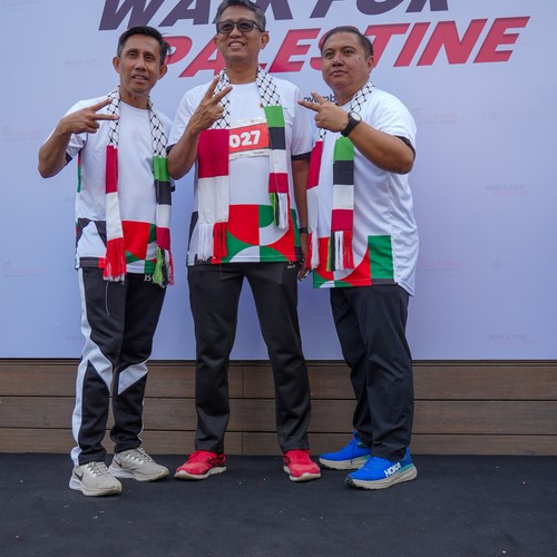 Race photo from WALK FOR PALESTINE