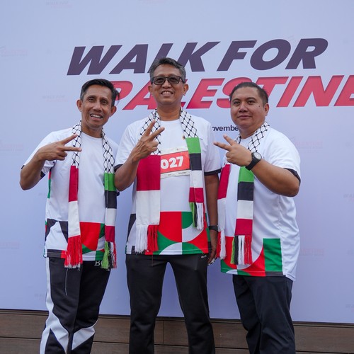 Race photo from WALK FOR PALESTINE