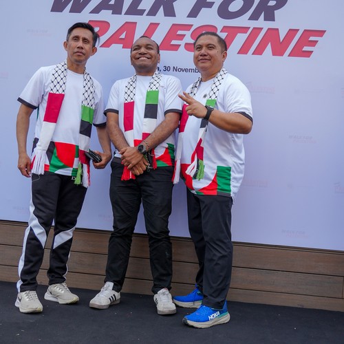 Race photo from WALK FOR PALESTINE