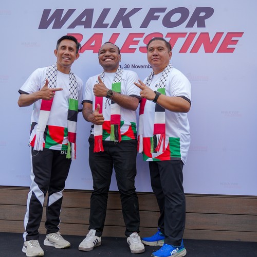 Race photo from WALK FOR PALESTINE