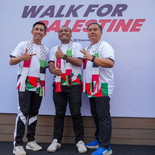 Race photo from WALK FOR PALESTINE