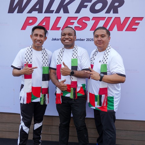 Race photo from WALK FOR PALESTINE