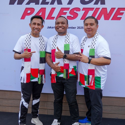 Race photo from WALK FOR PALESTINE