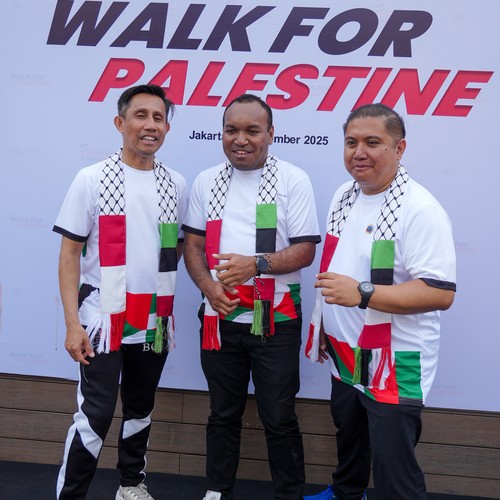 Race photo from WALK FOR PALESTINE