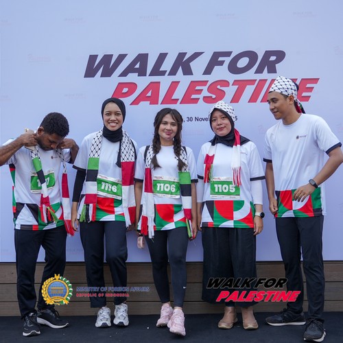 Race photo from WALK FOR PALESTINE