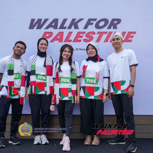 Race photo from WALK FOR PALESTINE