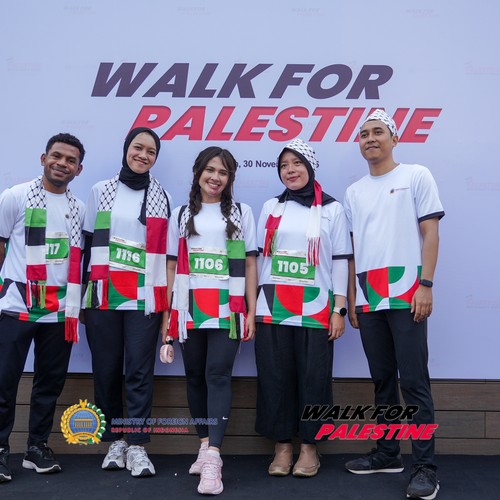 Race photo from WALK FOR PALESTINE
