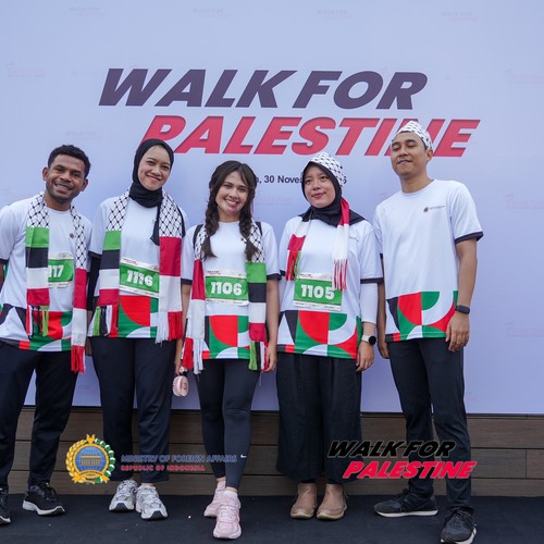 Race photo from WALK FOR PALESTINE