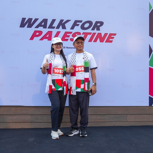 Race photo from WALK FOR PALESTINE