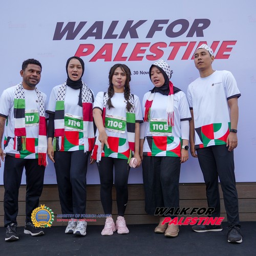 Race photo from WALK FOR PALESTINE