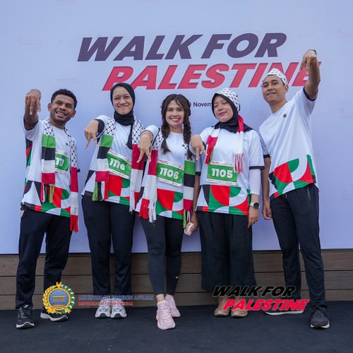 Race photo from WALK FOR PALESTINE