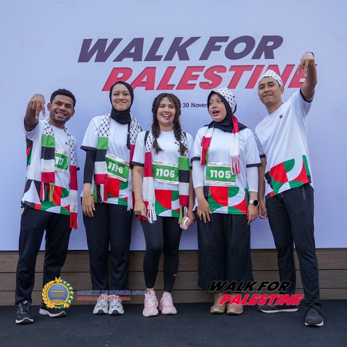 Race photo from WALK FOR PALESTINE