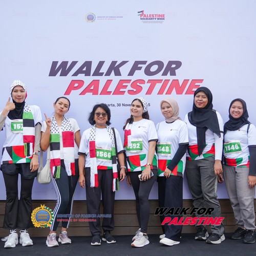 Race photo from WALK FOR PALESTINE