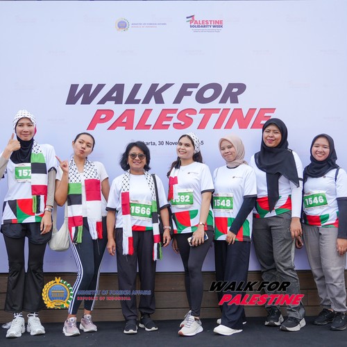 Race photo from WALK FOR PALESTINE