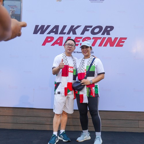 Race photo from WALK FOR PALESTINE