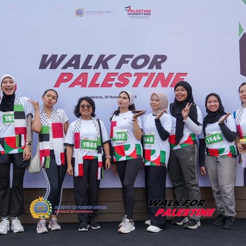 Race photo from WALK FOR PALESTINE