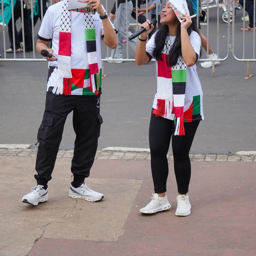 Race photo from WALK FOR PALESTINE